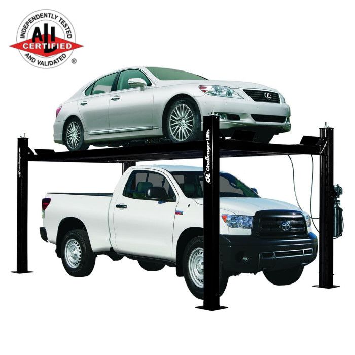 Challenger Lifts CL4P9X Home Storage Four Post Lift Extended Height Questions & Answers