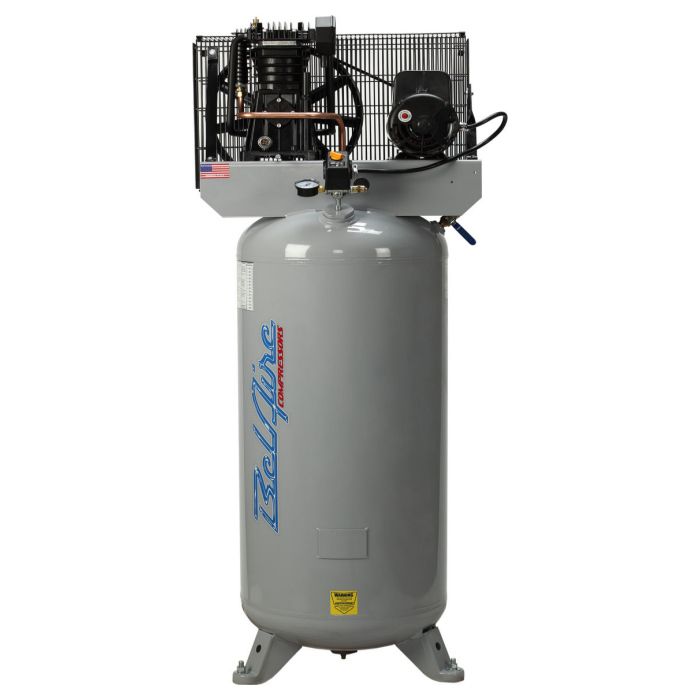 BelAire 4916V Reciprocating Air Compressor Two Stage 5HP 1Ph Questions & Answers