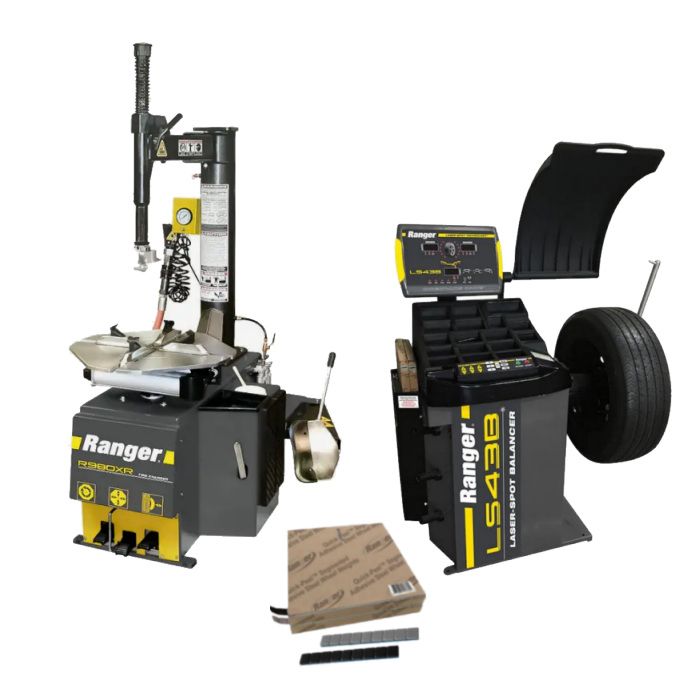 Ranger R980XR Tire Changer + LS43B Wheel Balancer + Weights Combo Questions & Answers